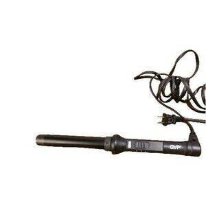Curling Wand GVP Ionic 1" Professional Clipless Salon Quality Black Tested